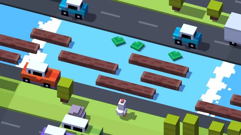 Crossy Road gameplay screenshot