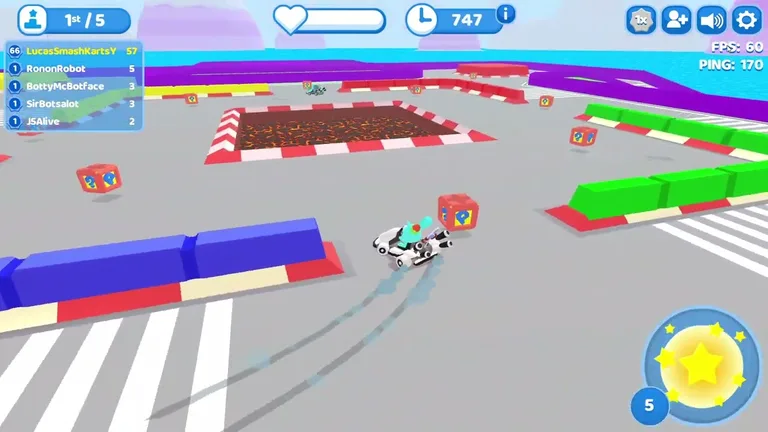 Smash Karts gameplay screenshot